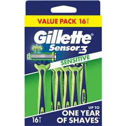 Gillette Sensor 3 Sensitive Disposal Razors