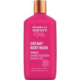 Thanks to Nature Creamy Body Wash Cherry Blossom & White Tea