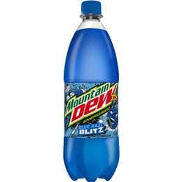 Mountain Dew Blue Razz Blitz Sour Blue Raspberry Flavour Soft Drink