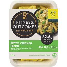 Fitness Outcomes Pesto Chicken Penne