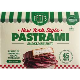 Fettayleh Foods New York Style Beef Pastrami Brisket 750g