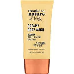 Thanks to Nature Creamy Body Wash Nourish Sweet Almond & Vanilla