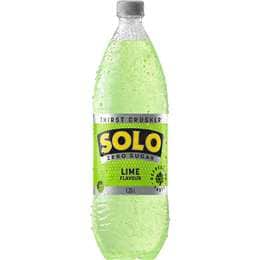 Solo Zero Sugar Lime Soft Drink Bottle