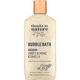 Thanks to Nature Bubble Bath Nourish Sweet Almond Vanilla & Aloe Vera