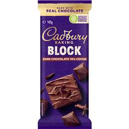Cadbury Baking 70% Dark Chocolate Block