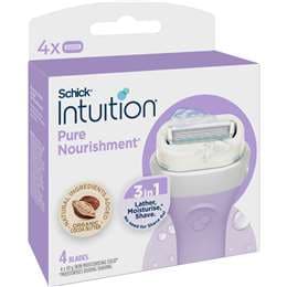 Schick Intuition Pure<br>Nourishment Razor... 4 pack