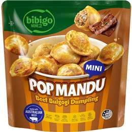 Bibigo Mini Pop Mandu Beef Bulgogi