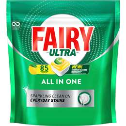 Fairy Ultra All In One Dishwasher Tablets 85 pack