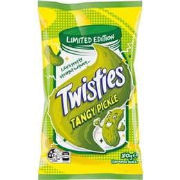 Twisties Tangy Pickle Snacks 80g