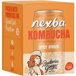 Nexba Buderim Ginger Spicy Kombucha
