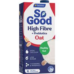 Sanitarium So Good High Fibre + Prebiotics Oat Long Life Milk 1L