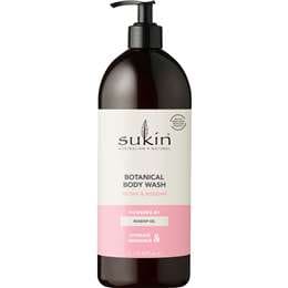 Sukin Botanical Body Wash Peony & Rosehip 1L