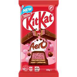 KitKat Aero Strawberry<br>Chocolate Block 155g