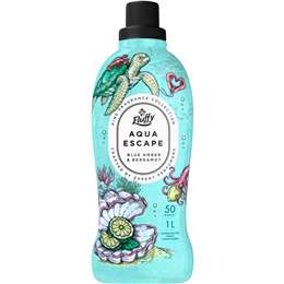 Fluffy Aqua Escape Fabric<br>Softener Blue Amber &... 1L