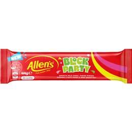 Allen's Block Party Milk<br>Choc  44g
