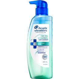 Head & Shoulders 72Hr Oil Control Shampoo 345mL