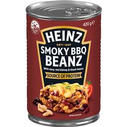 Heinz Baked Beans Smoky BBQ Sauce 420g