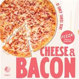 Pizza Cheese & Bacon 500g