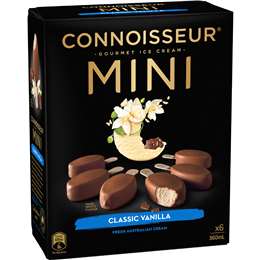Connoisseur Gourmet Ice Cream Mini Vanilla Sticks