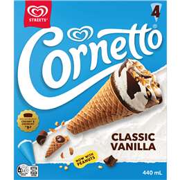Cornetto 440ml 4 pack