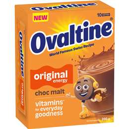 Ovaltine Original Energy Choc Malt Sachets 10 pack