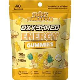 OxyShred Energy Gummies Juicy Pineapple 200g