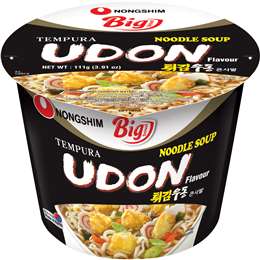 Nongshim Big Bowl Tempura Udon Noodle Soup 111g