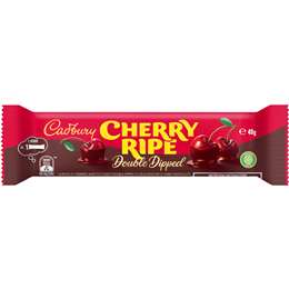 Cadbury Cherry Ripe Double Dipped Dark Chocolate Bar 40g