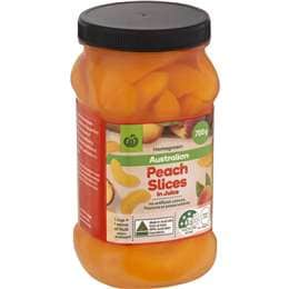 Woolworths Australian Peach Slices In Juice