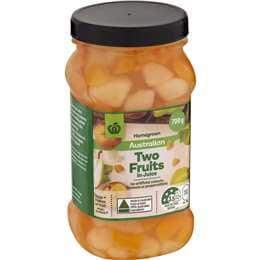 Woolworths Australian Two Fruits In Juice