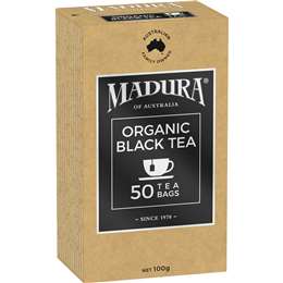 Madura Organic Black Tea Bags 50 pack