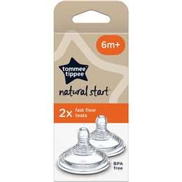 Tommee Tippee Natural Start Fast Flow Teats 2 pack