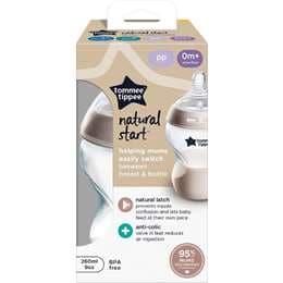 Tommee Tippee Natural Start Baby Bottle 0+M 260mL