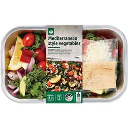 Woolworths Mediterranean Roast Vegetables With Fresh Lemon & Fetta