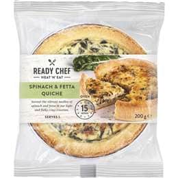 Ready Chef Spinach & Fetta Quiche