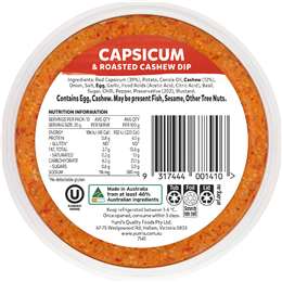 Yumi's Roasted Capsicum & Cashew Dip