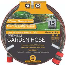 Brunnings Premium Garden Hose 15m each
