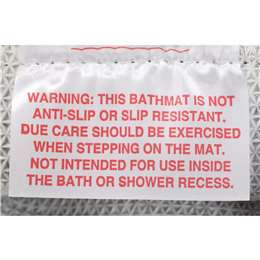 Inspire Toggle Bath Mat Blue 48x78cm