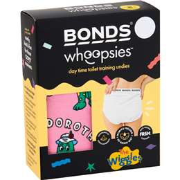 Bonds Whoopsies Toilet Training Undies Wiggles Girls Size 2 Each