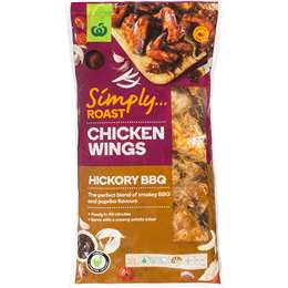 Woolworths Simply Roast Chicken Wings Hickory Bbq
