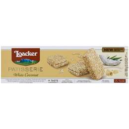 Loacker White Chocolate & Coconut Wafers
