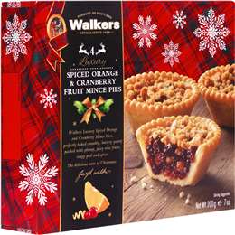 Walkers Spiced Orange & Cranberry Fruit Mince Pies