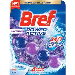 Bref Power Active Toilet Cleaner Lavendar 50g
