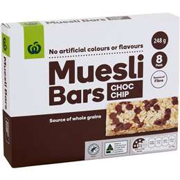 Woolworths Muesli Bar Choc Chip