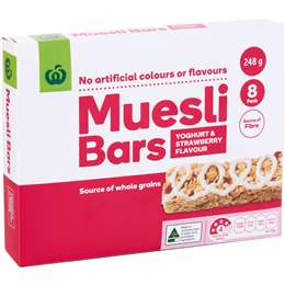 Woolworths Muesli Bars Yoghurt & Strawberry
