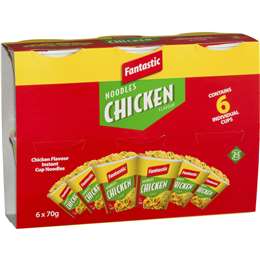 Fantastic Cup Noodles Chicken 6 pack