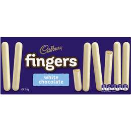 White deals chocolate fingers