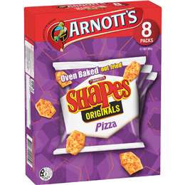 Arnott's Shapes Multipack Crackers Pizza