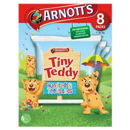 Arnott's Tiny Teddy Hundreds & Thousands Multipack Biscuits