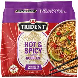 Trident Instant Noodles Hot & Spicy Flavoured